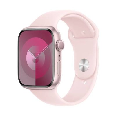 Apple Watch Series 9 45mm (GPS) Pink Aluminum Case with Pink Sport Band (S/M) (MR9G3/MRMK3) Apple Watch Series 9 / Электроника | V4.Market